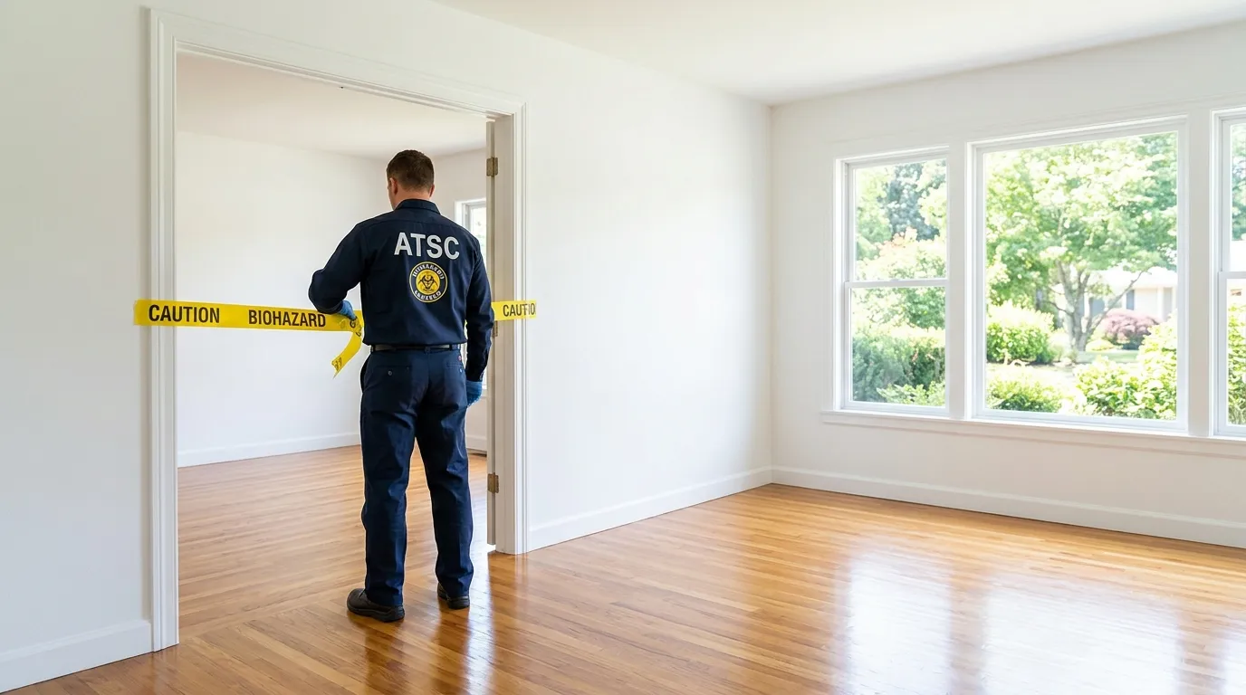 Certified biohazard cleanup crew performing Crime Scene Cleanup in Tujunga