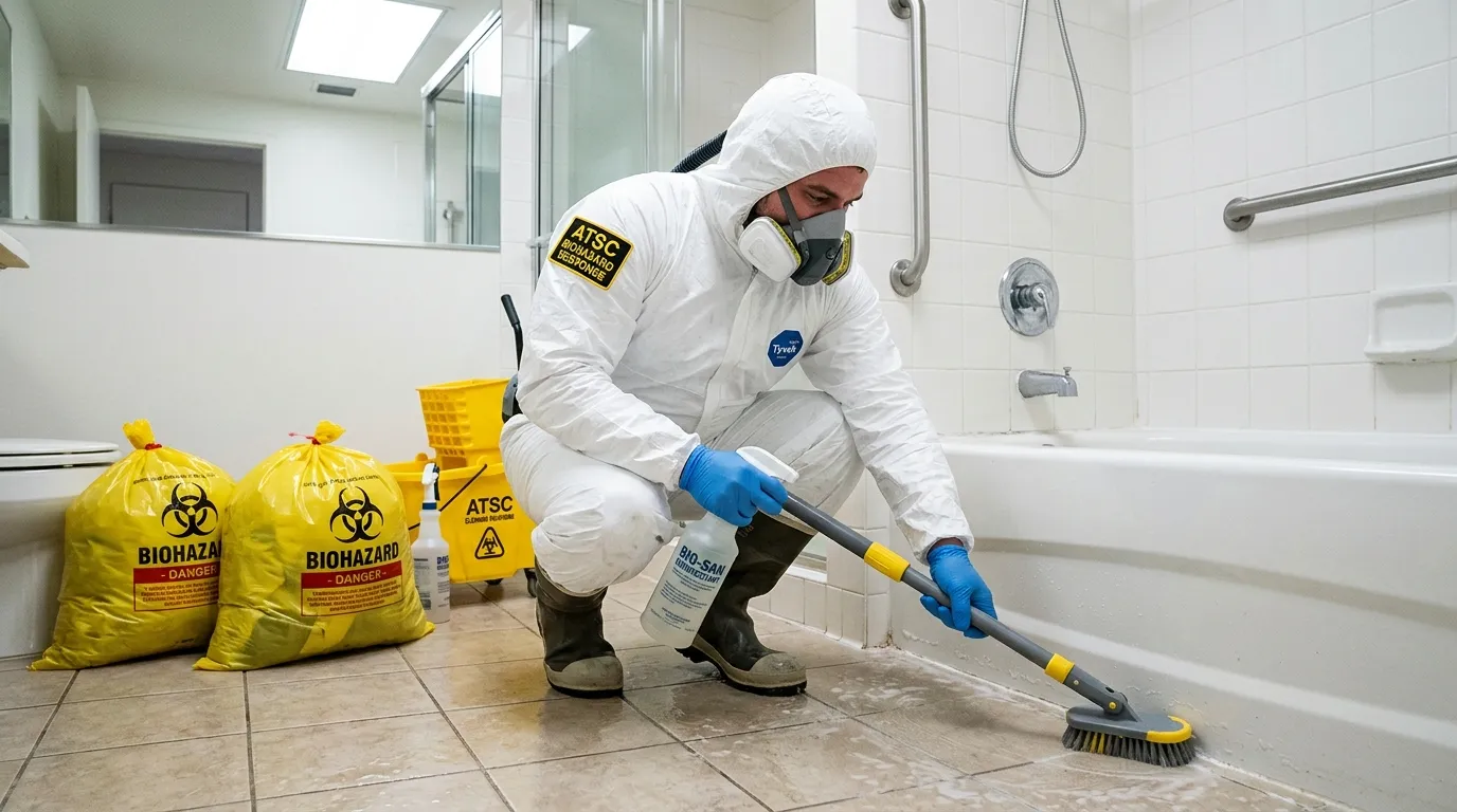 Decontamination equipment deployed for Blood Cleanup in Tujunga
